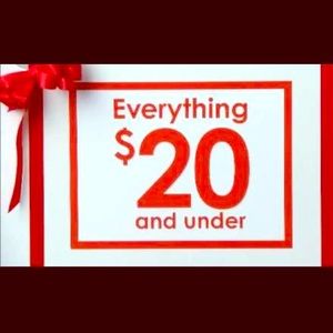 All items in my closet are $20 and under!